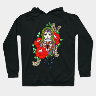 Russian doll and roses Hoodie